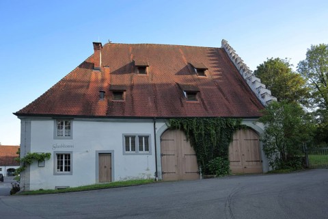 Glassblowing building, monastery, castle, Salem, Lake Constance region, Baden-Württemberg, Germany,