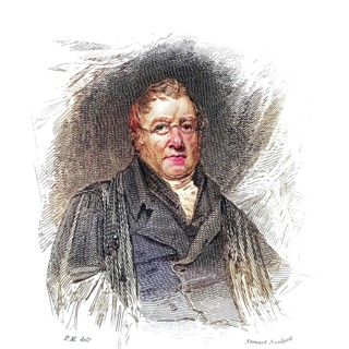 John Playfair (1748-1819) mathematician and geologist, born in Benvie, Argyll, Scotland, engraving