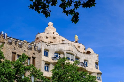 Casa Milà, Barcelona, Catalonia, Spain, Europe