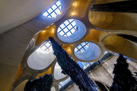 Former grain silos, Interior entrance hall, Zeitz Museum, Zeitz MOCAA Museum, Victoria & Alfred
