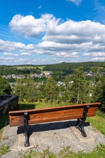 Bad Berleburg, in the district of Siegen-Wittgenstein, Rothaargebirge, Sauerland, upper town, with