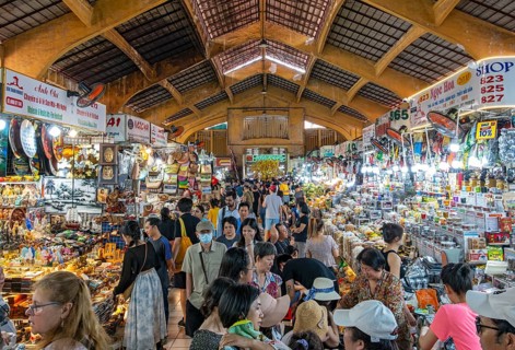 Ben Thanh Market, Saigon, Ho Chi Minh City, Vietnam, Asia