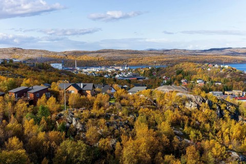 View of Kirkenes, September 2024, Finnmark, Norway, Europe