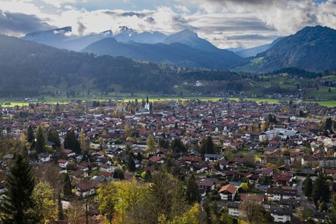 Oberstdorf, Oberallgäu, Bavaria, Germany, behind Hoher Ifen, 2230m, Gottesackerplateau, Toreck,