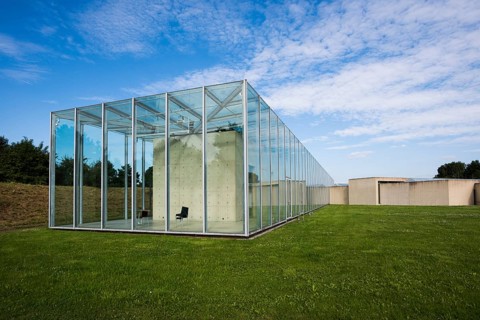 Art Museum and Langen Foundation, architect Tadao Ando, near Neuss, North Rhine-Westphalia,