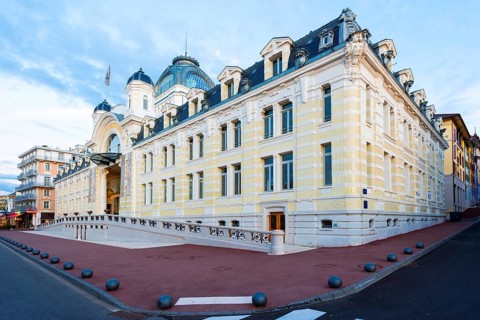 Palais Lumiere, palace, art, building, historical, history, building, artistic, Evian, France,