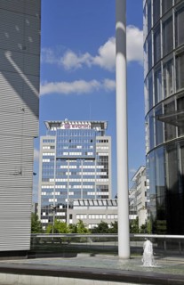RWE Tower, called Power Tower, the company headquarters of Germany's largest electricity supplier,