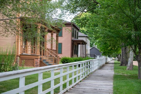 Springfield, Illinois, The Lincoln Home National Historic Site preserves the home and neighborhood