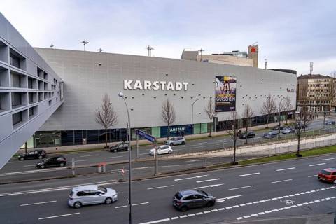 Galeria Kaufhof department stores' in Essen city centre, in the Limbecker Platz shopping centre, is