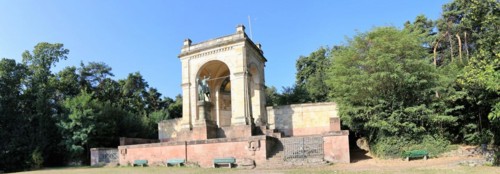 Victory and peace memorial Edenkoben, Palatinate. Built in 1899 to commemorate the Franco-Prussian