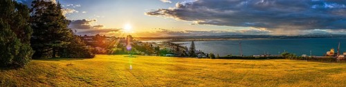 Bluff Hill Aussichtspunkt, Napier, Neuseeland