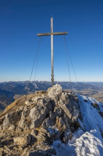 Panorama from the Rubihorn, 1957m, into the Illertal, Allgäu Alps, Allgäu, Bavaria, Germany, Europe