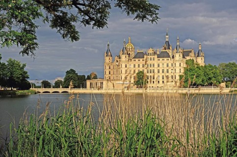 Europe, Germany, Mecklenburg-Western Pomerania, Schwerin, Schwerin Castle, built from 1845 to 1857