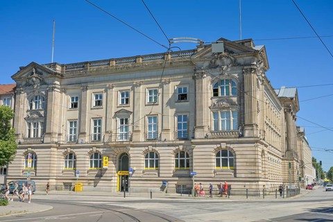 Palais am Stadtkanal, Potsdam Main Post Office, Am Kanal, Platz der Einheit, Potsdam, Brandenburg,
