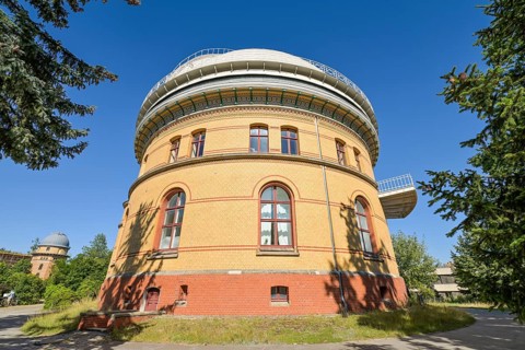Large refractor, telescope, Telegrafenberg, Potsdam, Brandenburg, Germany, Europe