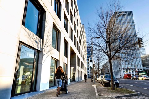 Europacity development area in Berlin. The Europacity project covers an area of 61 hectares. Around