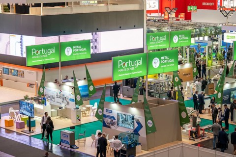 First day at Hannover Messe 2022, industrial trade fair, after a 2-year corona break, trade fair