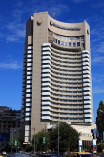 In the centre, Hotel Intercontinental, Bucharest, Romania, Europe