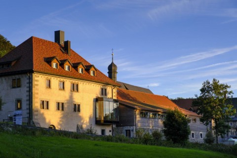 Monastery, Kreuzberg in der Rhön, Kreuzberg near Bischofsheim, Rhön, Lower Franconia, Bavaria,