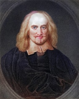 Thomas Hobbes 1588-1679, English philosopher and political theorist. From the book Gallery of