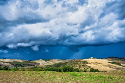 Landscape near Torrenieri, Tuscany, Italy, Europe