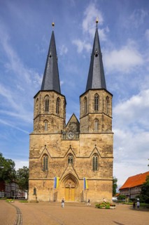 The Roman Catholic Basilica of St Cyriacus is a parish church in the town of Duderstadt in the