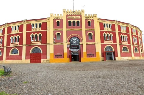 Plaza de Toros bullring built 1914, Merida, Extremadura, Spain, Europe