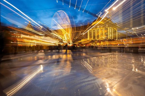 The Dresden Striezelmarkt is a Christmas market in Dresden. It has been held in Advent since 1434,