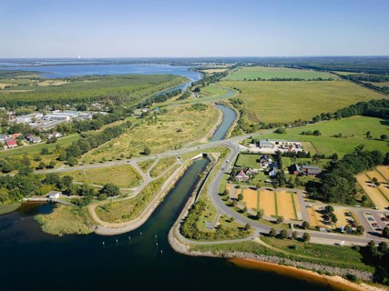 Senftenberg is a town in the south of Brandenburg on the lake of the same name. Großkoschen Canal