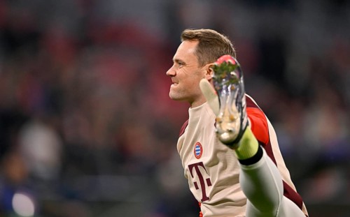 Goalkeeper Manuel Neuer FC Bayern Munich FCB (01) warming up, Champions League, Allianz Arena,