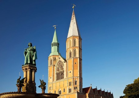 Dankwarderode Castle, a lowland castle, today part of the Herzog Anton Ulrich Museum, Braunschweig,