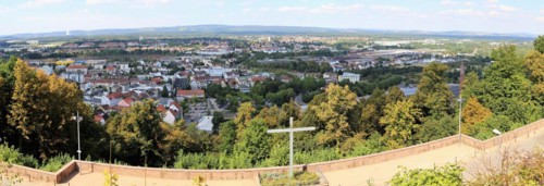 View of Homburg Saar from the Schlossberg