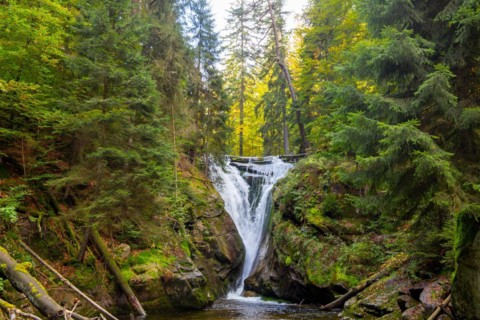 The Kochel Falls in Schreiberhau, Giant Mountains Poland