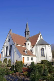 St. Johannes Nepomuk parish church and cemetery, Burgsteinfurt, Steinfurt, Münsterland, North