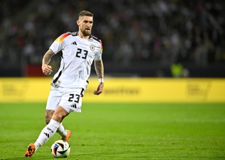 Robert Andrich GER (23) Action on the ball, Max Morlock Stadium, Nuremberg, Bavaria, Germany,