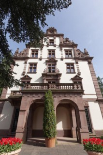 Grand Ducal Palace, neo-renaissance castle, spa town of Badenweiler, Black Forest, Markgräflerland,