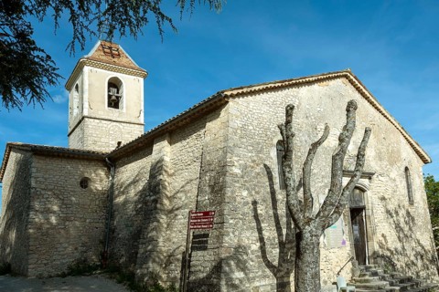 Banon. The Upper Church. Alpes-de-Haute-Provence. Provence-Alpes-Côte d'Azur. France