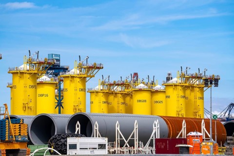 SIF Offshore Foundaitons, production of foundations, monopiles, for offshore wind turbines, the