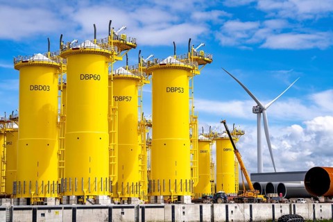 SIF Offshore Foundaitons, production of foundations, monopiles, for offshore wind turbines, the