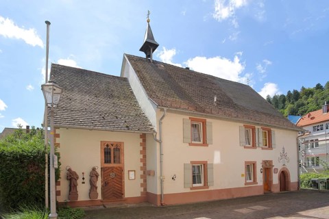 St. Sixtus Chapel, Hausach, Kinzigtal, Southern Black Forest, Black Forest, Baden-Württemberg,