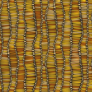 Retro style seamless vector pattern in golden tones