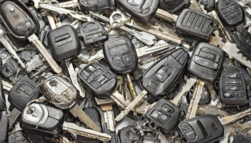Symbol, many different car keys, AI-generated, AI-generated, AI generated
