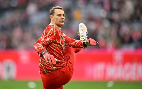 Goalkeeper Manuel Neuer FC Bayern Munich FCB (01) during warm-up training Allianz Arena, Munich,