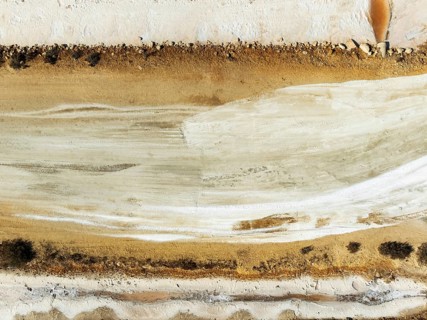 Detail at the Bonanza salt works near Sanlúcar de Barrameda. Aerial view. Drone shot. Cádiz