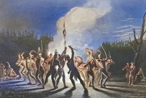 Washington and Fairfax at an Indian war dance 1748. George Washington 1732, 1799 First President of