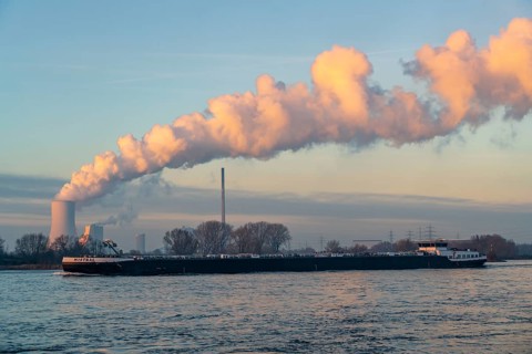 Cooling tower of the coal-fired power plant Duisburg-Walsum, operated by STEAG and EVN AG, 181