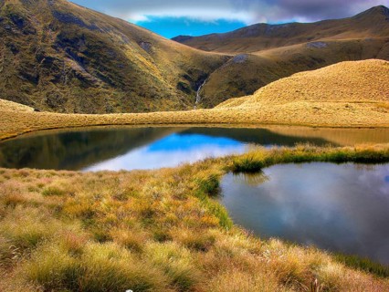 New Zealand, Lake in Fjordland National Park, Fjordland NP, New Zealand, Oceania