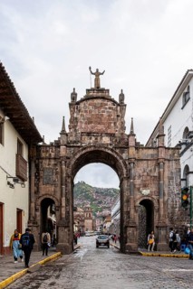 Arch of Santa Clara, Cusco, Peru, South America