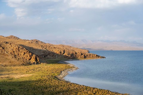 Highlands, Song Kul mountain lake, Naryn region, Kyrgyzstan, Asia
