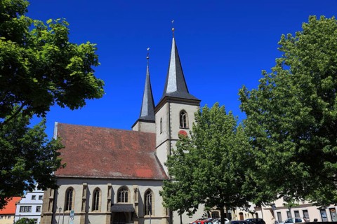 Catholic parish church of St Kilian, Kolonat and Totnan, Hassfurt, Hassfurt, Hassberge district,